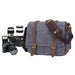 Waterproof Canvas Camera Shoulder Bag Multi-functional Dslr