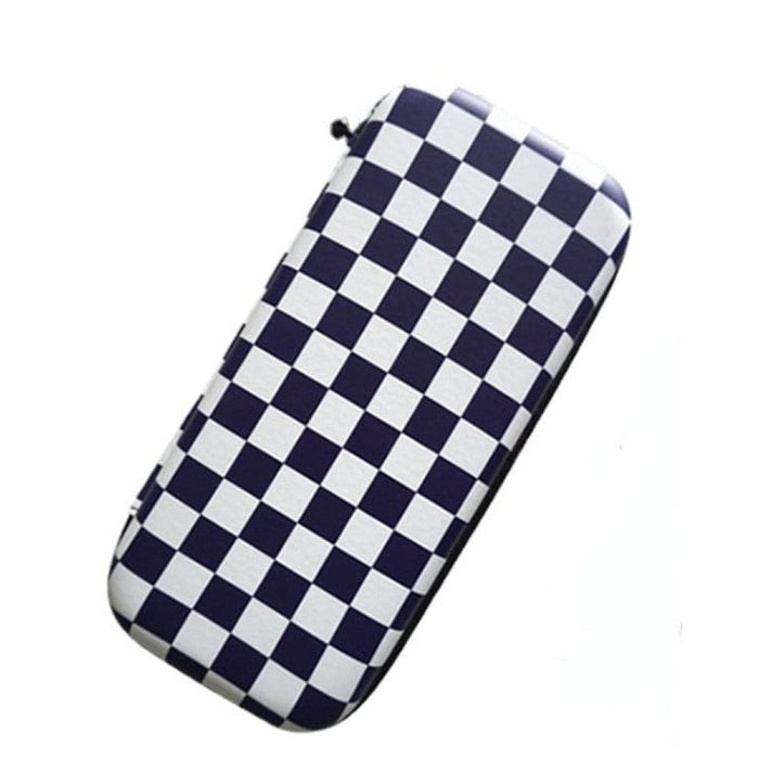 Waterproof Checkerboard Hard Case with 10 Card Slots