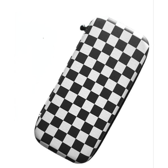 Waterproof Checkerboard Hard Case with 10 Card Slots