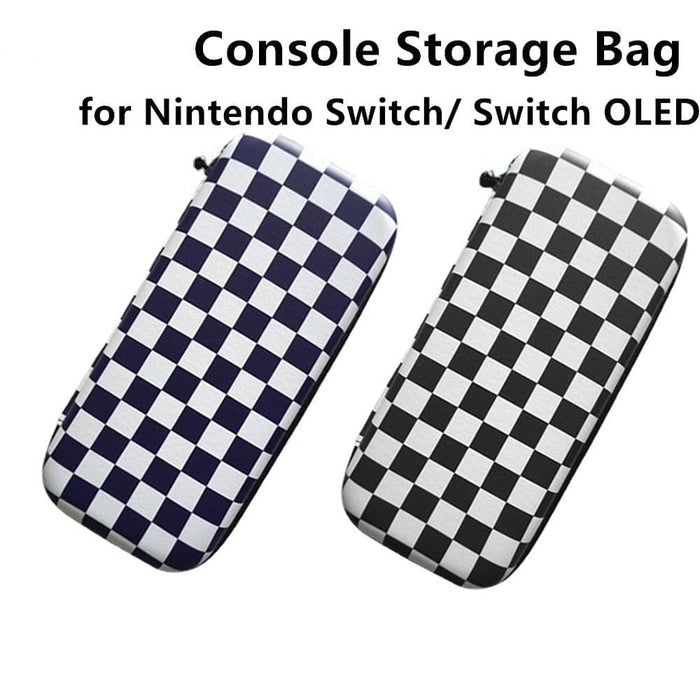 Waterproof Checkerboard Hard Case with 10 Card Slots