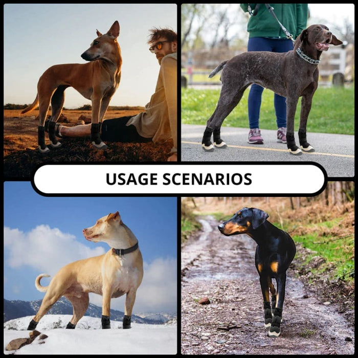 Waterproof Dog Boots Durable Anti Slip Pet Shoes