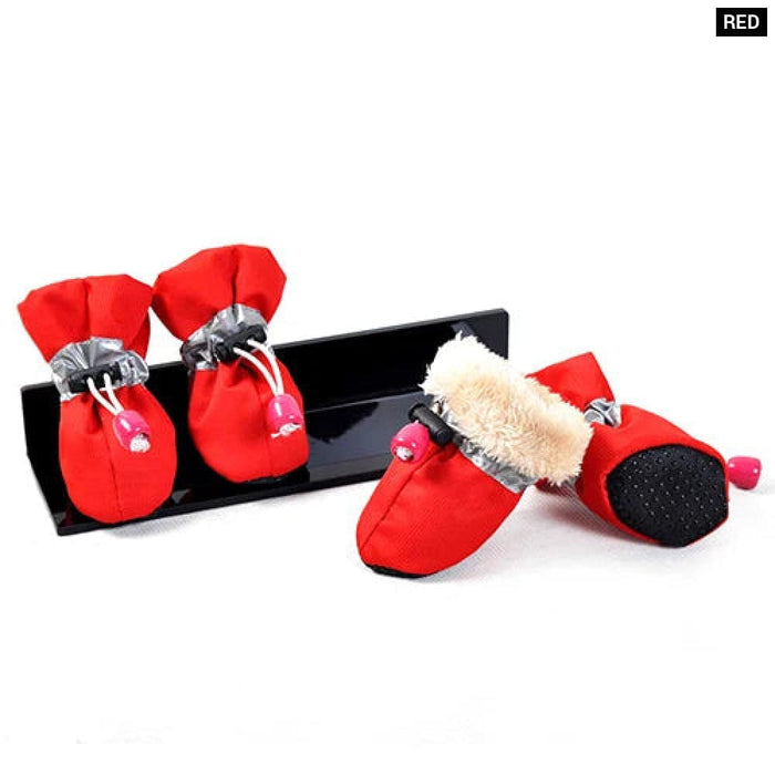 Waterproof Dog Shoes for Winter