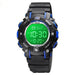 50m Waterproof Electronic Chrono Stopwatch Kids Wristwatches