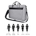 Waterproof Expandable Laptop Bag With Detachable Strap