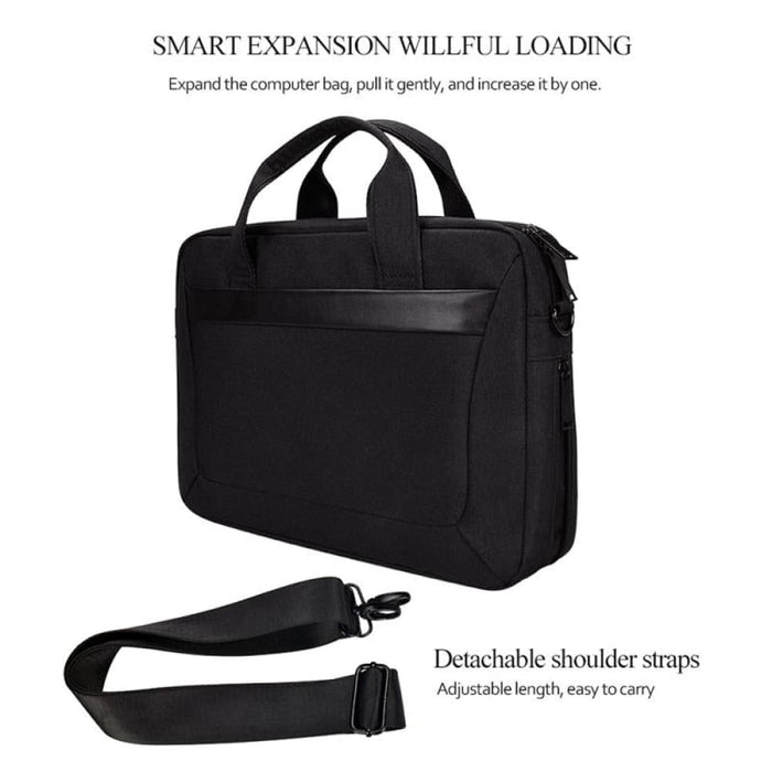 Waterproof Expandable Laptop Bag With Detachable Strap