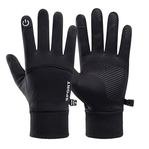 Waterproof Full Finger Fleece Gloves For Winter Cycling