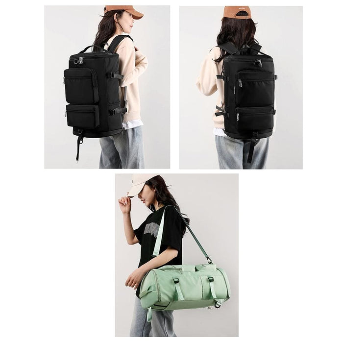 Waterproof Gym Bag With Shoe Compartment