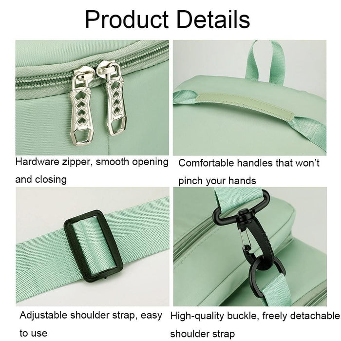 Waterproof Gym Bag With Shoe Compartment