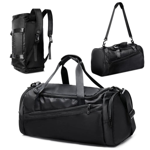 Waterproof Gym Duffel Bag With Wet Pocket Shoe Compartment