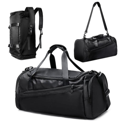 Waterproof Gym Duffel Bag with Wet Pocket Shoe Compartment