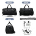 Waterproof Gym Duffel Bag with Wet Pocket Shoe Compartment