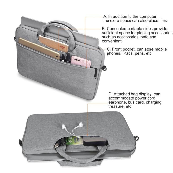 Waterproof Laptop Shoulder Bag For 13.3 Inch