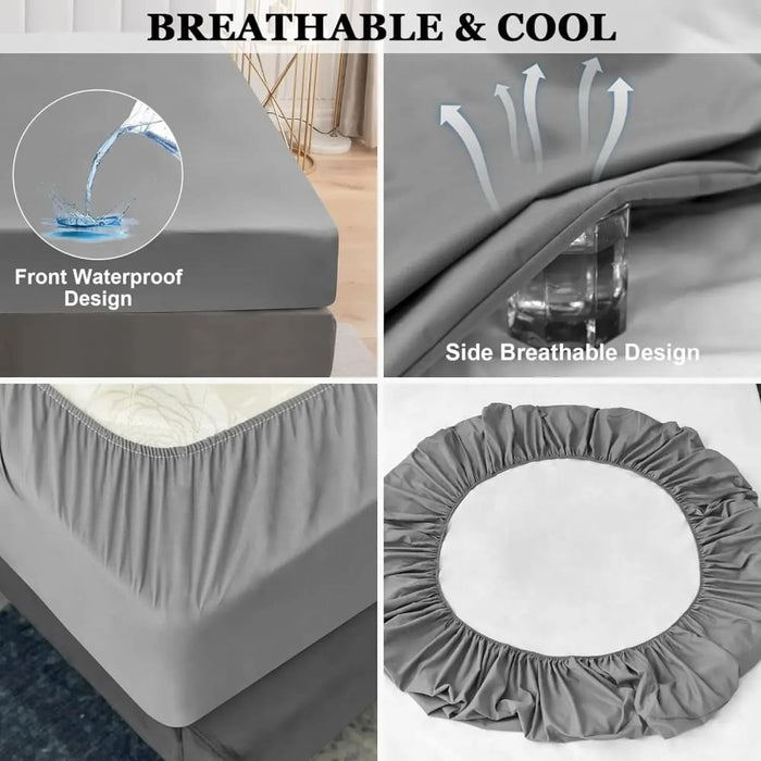 Waterproof Mattress Protector Soft Breathable Cover Machine
