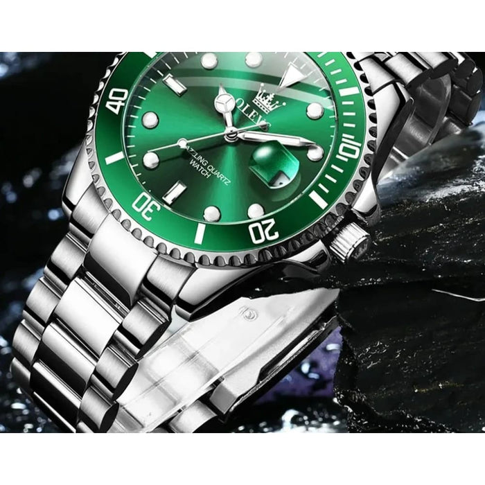 Waterproof Mens Quartz Watch Luminous