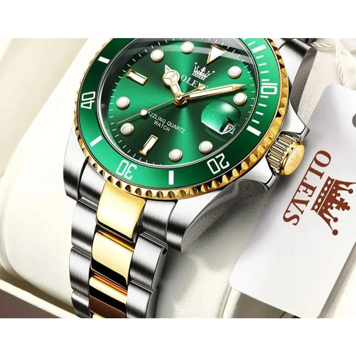 Waterproof Mens Quartz Watch Luminous