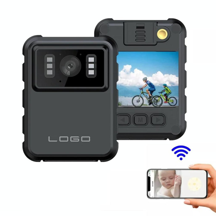 Waterproof Mini Camcorder With 2.0 Ips Screen And Back Clip