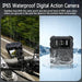 Waterproof Mini Camcorder With 2.0 Ips Screen And Back Clip