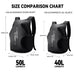 Waterproof Motorcycle Helmet Backpack with Reflective Stripe