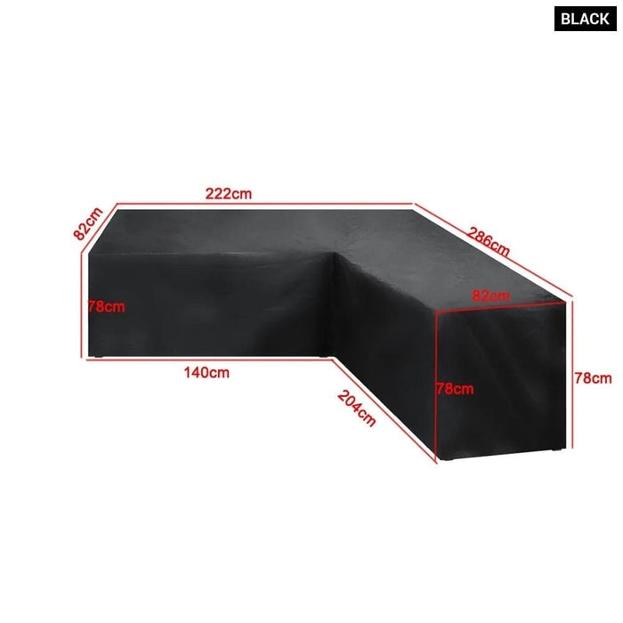 Waterproof Outdoor Patio Garden Furniture Cover l Shape