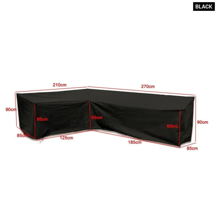 Waterproof Outdoor Patio Garden Furniture Cover l Shape