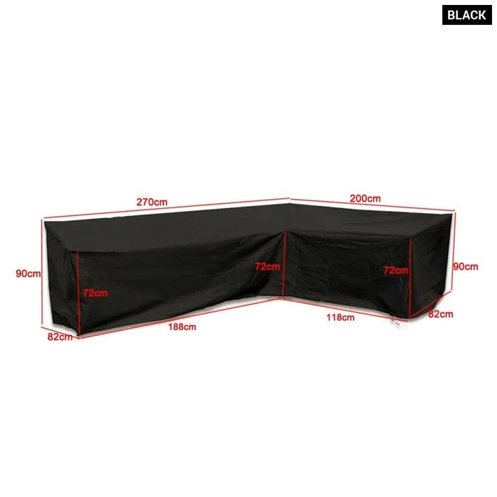 Waterproof Outdoor Patio Garden Furniture Cover l Shape