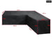 Waterproof Outdoor Patio Garden Furniture Cover l Shape