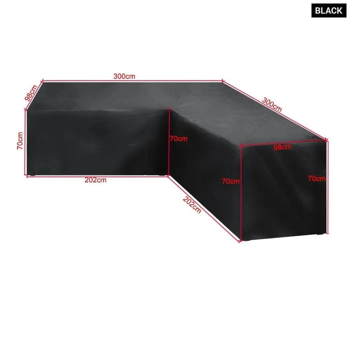 Waterproof Outdoor Patio Garden Furniture Cover l Shape