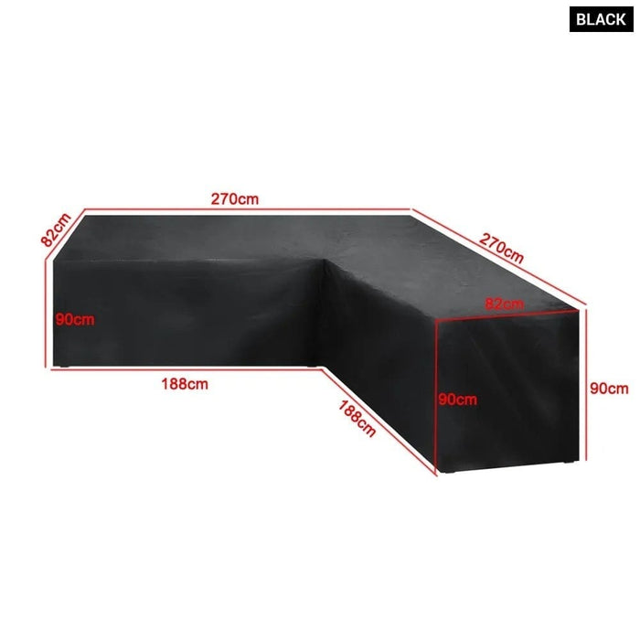 Waterproof Outdoor Patio Garden Furniture Cover l Shape