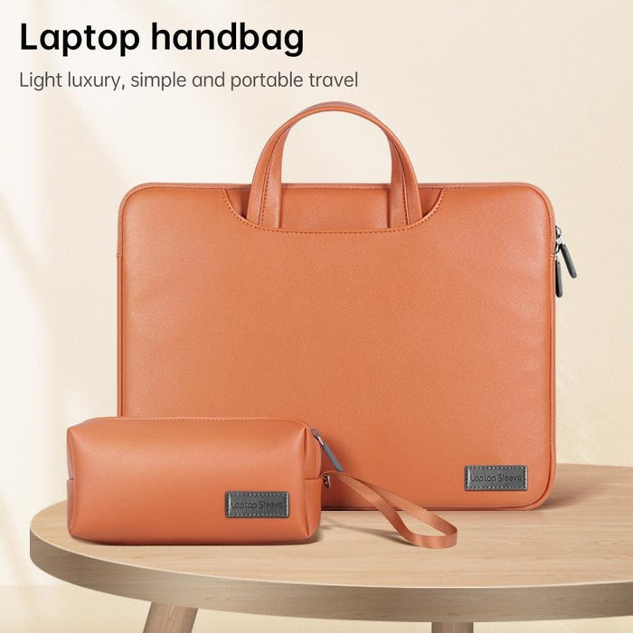Waterproof Pu Laptop Bag Inner With Power Pack Size 13/14