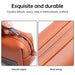 Waterproof Pu Leather Laptop Accessory Bag Dark