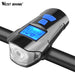 Waterproof Usb Rechargeable Front Flashlight with Bike