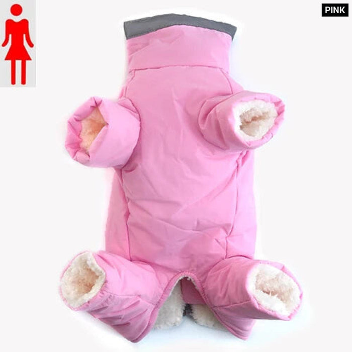 Waterproof Reflective Winter Dog Coat for Small Breeds