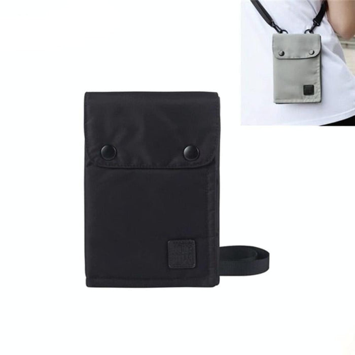 Waterproof Rfid Neck Bag For Passport And Phone