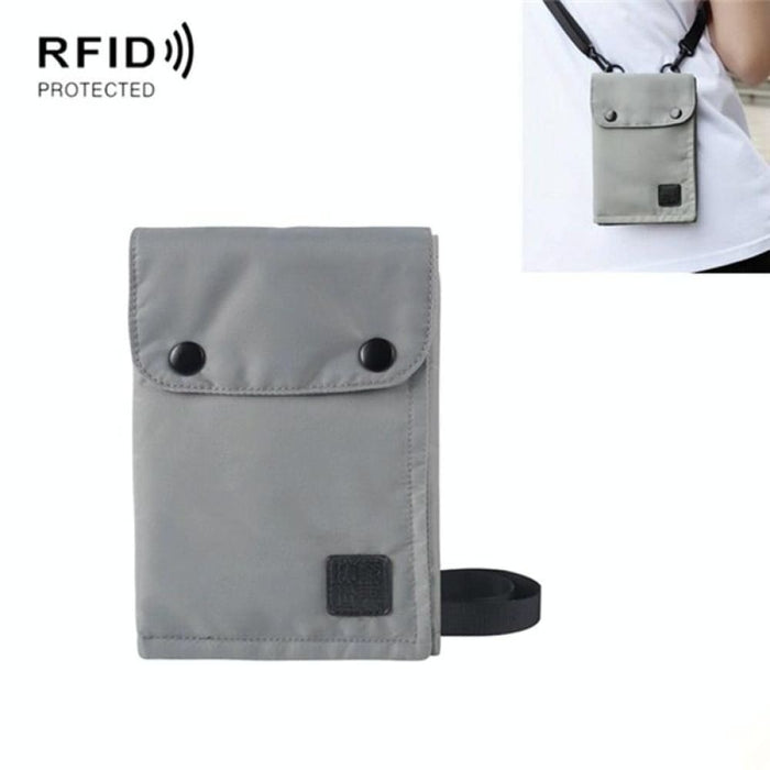 Waterproof Rfid Neck Bag For Passport And Phone
