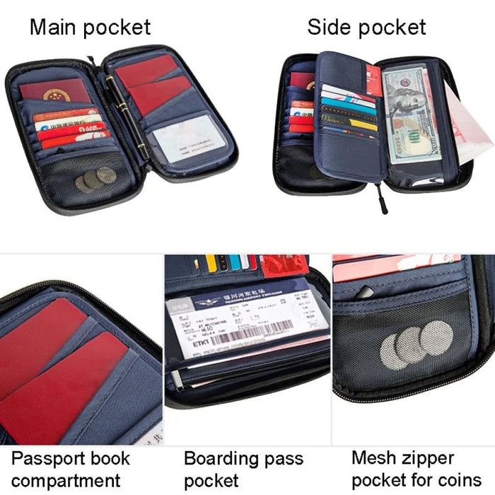 Waterproof Rfid Neck Passport Holder