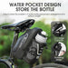 Waterproof Saddle Bag with Water Bottle Pocket
