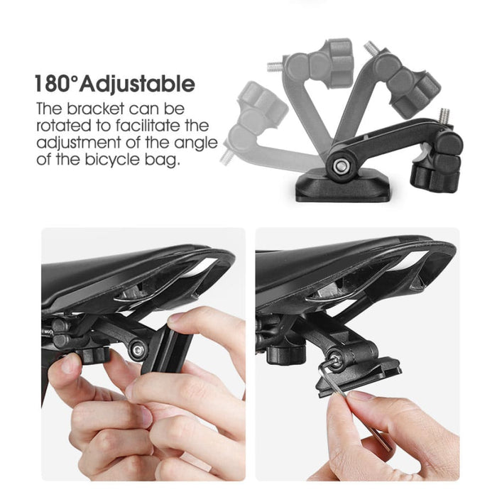 Waterproof Saddle Bag with Water Bottle Pocket