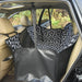 Waterproof Pet Car Seat Cover Hammock Black with Mesh Window