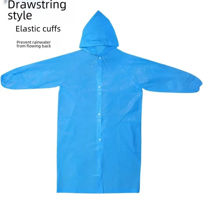 Waterproof Semi Transparent Raincoat for Adults and Children