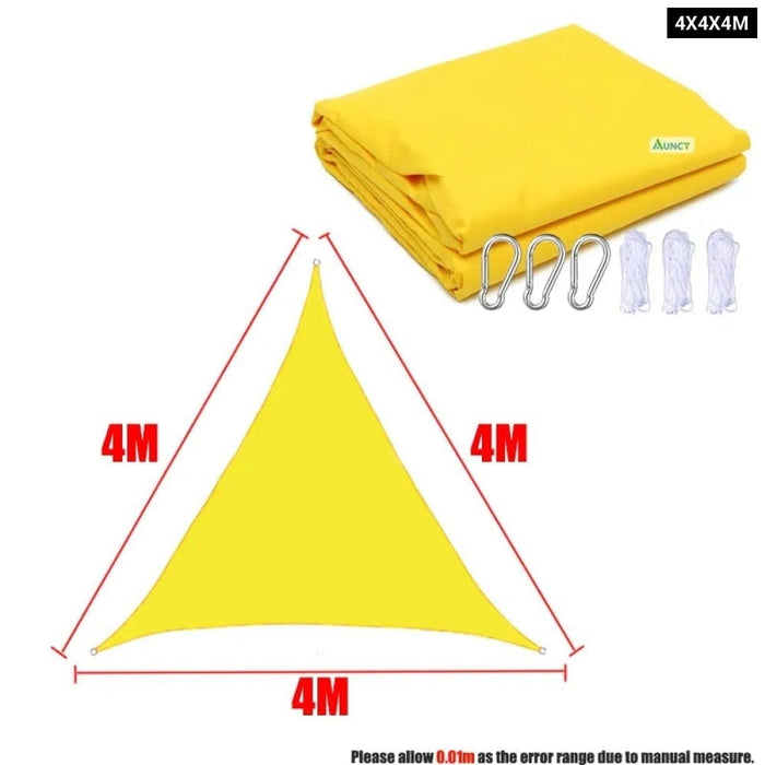 Waterproof Sun Shade Sail Square Rectangle Triangle Garden