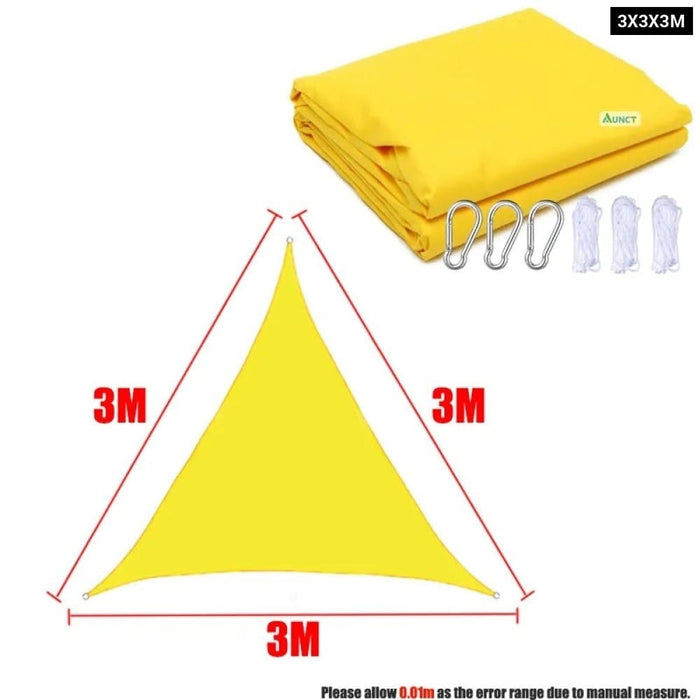 Waterproof Sun Shade Sail Square Rectangle Triangle Garden