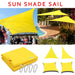 Waterproof Sun Shade Sail Square Rectangle Triangle Garden