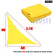 Waterproof Sun Shade Sail Square Rectangle Triangle Garden