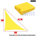 Waterproof Sun Shade Sail Square Rectangle Triangle Garden