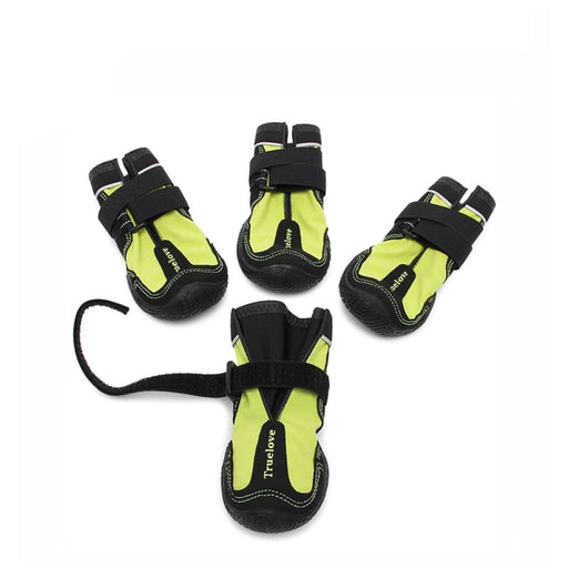 Waterproof Pet Shoes with Reflective Rugged Anti-slip Sole