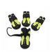 Waterproof Pet Shoes With Reflective Rugged Anti - slip Sole