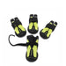 Waterproof Pet Shoes with Reflective Rugged Anti-slip Sole
