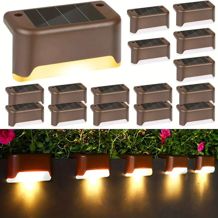 Waterproof Solar Stair Light For Outdoor Garden Borders