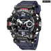 Men 50m Waterproof Sports Military Digital 8072 Dual