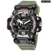 Men 50m Waterproof Sports Military Digital 8072 Dual